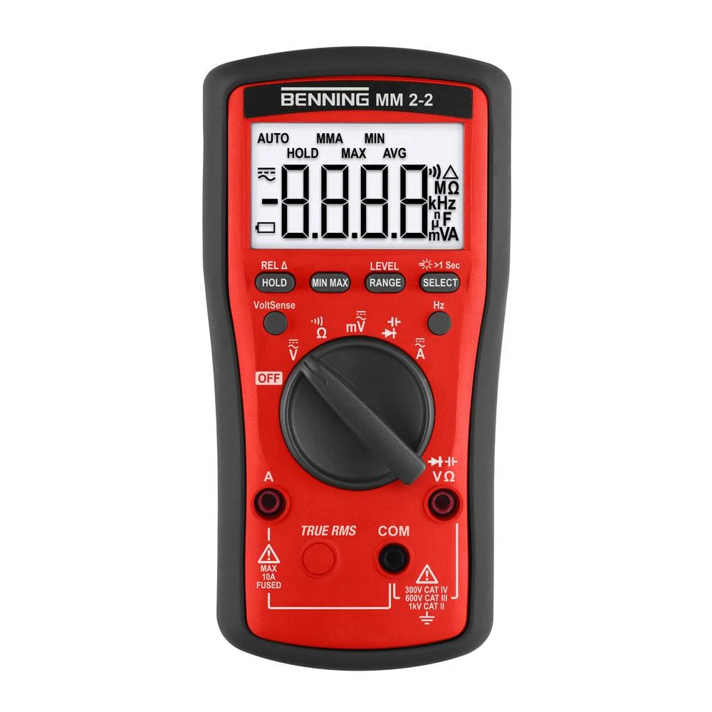 BENNING ben multimeter 2-2 0.1 mv-1000 v