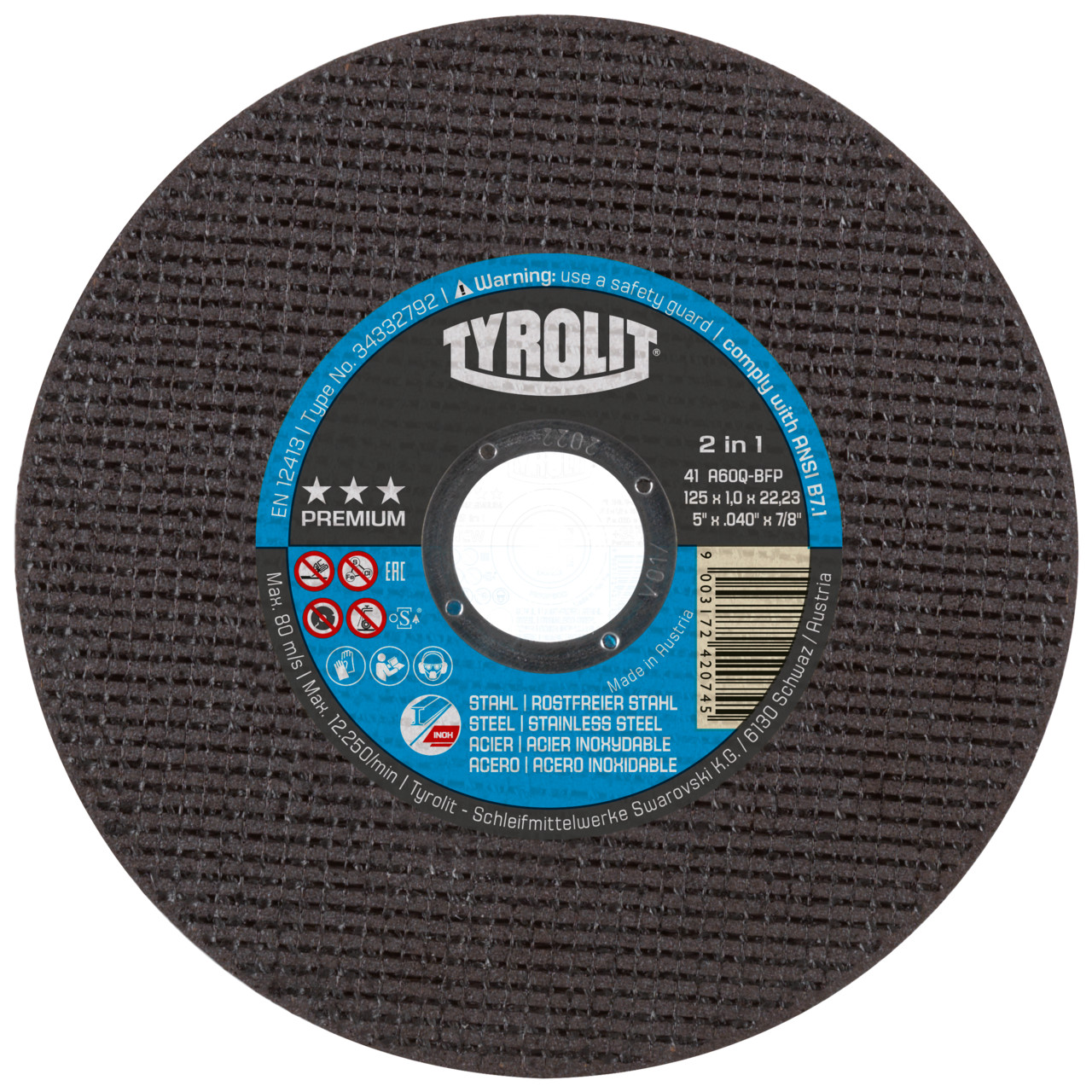 Tyrolit 10Pc Cutting Wheel