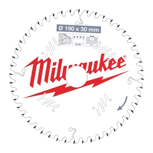 MILWAUKEE Lames de scie circulaire 190X30X2,1/48