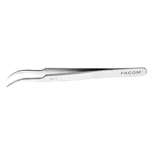 Facom High Precision Curved Tweezers Pointed Tip 114mm