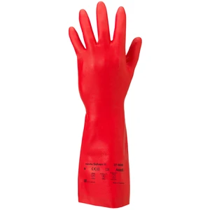 Guantes Ansell resistentes a productos químicos Solvex 37-900 talla 10 Rojo