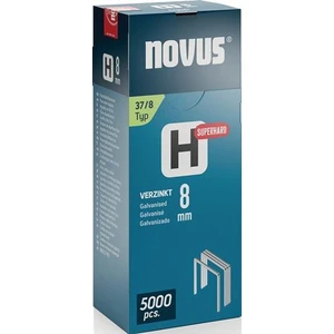 Agrafe en fil fin H type 37 L.10,6mm 8mm 0,75mm super dur 5000 pcs.NOVUS