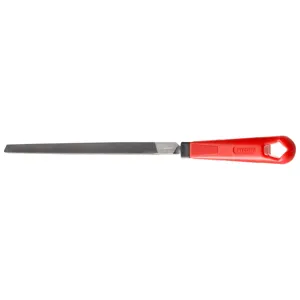 Lime d'ingénieur Facom de forme triangulaire, deuxième coupe, manche ergonomique 250 mm