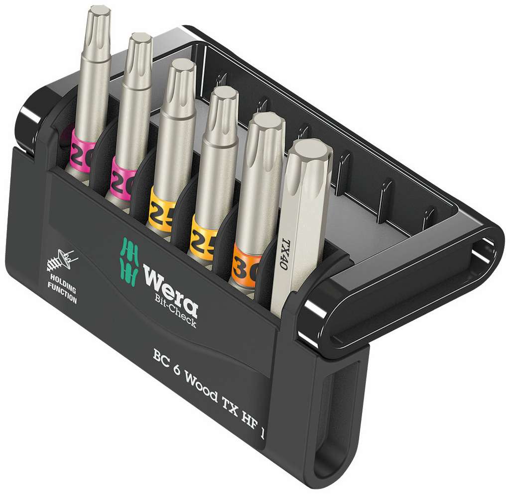 Wera Bit-Check 6 Madeira TORX HF 1