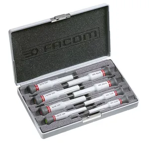 Facom Micro-Tech Torx Screwdriver Set in Case 8-Piece