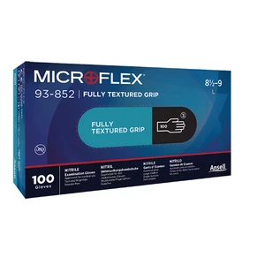 Ansell Mănuși de unică folosință Microflex 93-852 mărimea 10 negru 100 bucăți