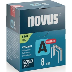 Agrafe en fil fin A type 53 Agrafe L.11,3mm 8mm 0,75mm super dur 5000 pcs.NOVUS