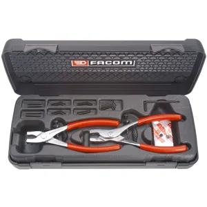 Facom Inside/Outside Circlip Pliers Set in Plastic Case 2-Piece