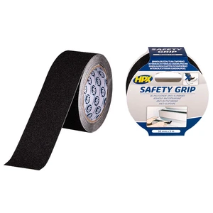 HPX Safety & marking tape Black 50mm x 5m