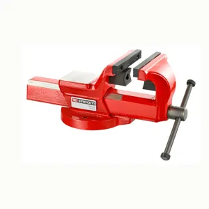 Facom Maintenance Fixed Bench Vice 125mm Jaw Opening 63mm Jaw Width Cast Iron 345mm