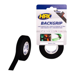 HPX Mounting tape Black 16mm x 5m