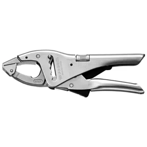 Facom Hinged Long Nose Lock-Grip Pliers Steel Chrome Plated 250mm