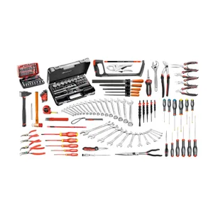 Facom Industrial Maintenance Tool Set in 6-Drawer Roller Cabinet 165-Piece