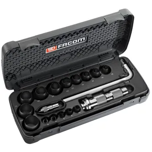 Facom Gasket Punch Kit in Plastic Case 18-Piece