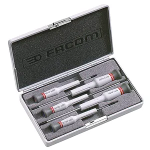 Facom Micro-Tech Phillips Screwdriver Set in Case 5-Piece