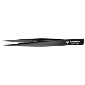 Facom Anti-Magnetic Straight Tweezer Smooth Pointed Tip 125mm