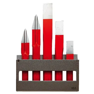 Facom Chisel Set in Holder 15-22mm 5-Piece