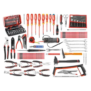 Facom Electronic Tool Set in 3-Drawer Tool Box 101-Piece