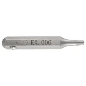 Facom Torx Screwdriver Bit TX8 4mm Hex 28mm