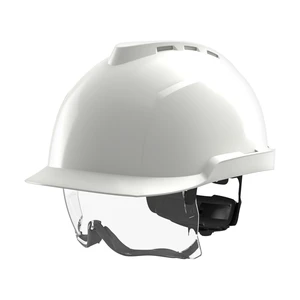 Capacete de segurança MSA V-Gard 6-point textile 930 Branco