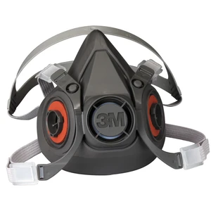 3M Mascarilla de respiración 6300 Gris oscuro L