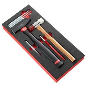 Facom Graphite Hammer Impact Tool in Foam Module 7-Piece