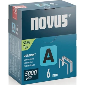 Fine wire staple A type 53 staple width 11,3mm 6mm 0,75mm 5000 pcs.NOVUS