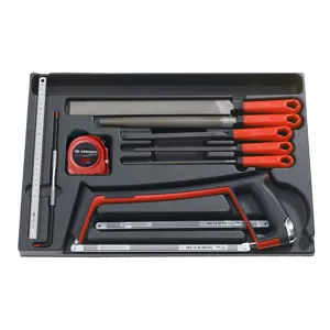 Facom Comfort Grip Hacksaw/File Set in 3x Module 9-Piece