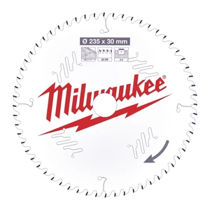 MILWAUKEE Lames de scie circulaire 235X30X2,4X60ATB