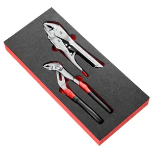 Facom Adjustable Pliers Set in Foam Tray 2-Piece