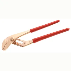 Facom Non-Sparking Multigrip Pliers 36mm Jaw Opening Beryllium Copper 250mm