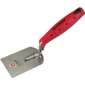 Plasterer's spatula B.100mm stainless steel with soft grip VA SCHWAN