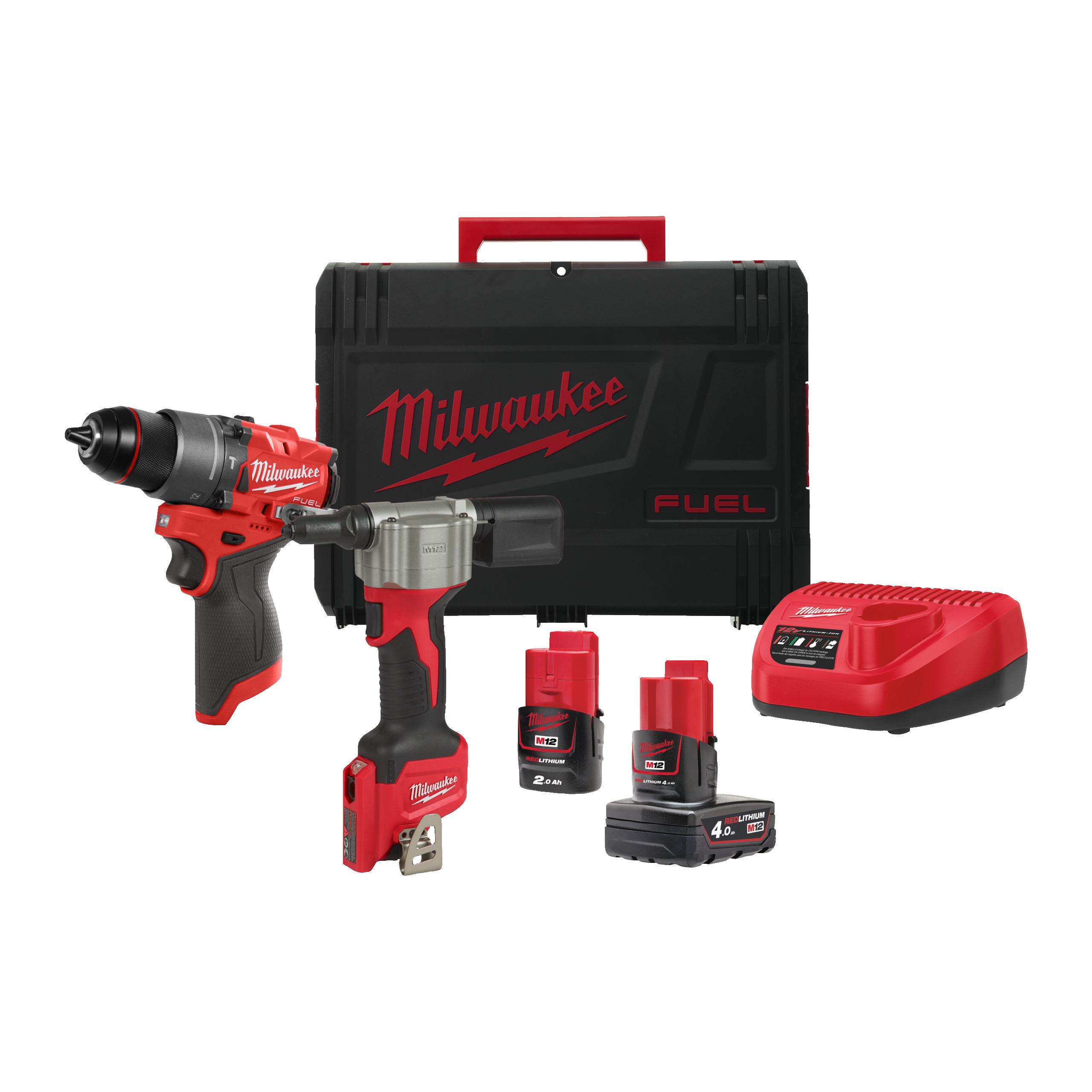 MILWAUKEE M12 FUEL™ KRAFTPAKET FPP2D2-422X