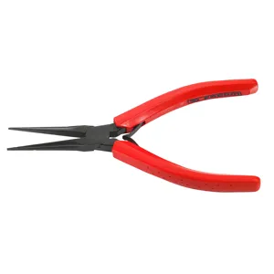 Facom Half-Round Nose Pliers 45mm Jaw Depth 40° Angled Tip Matt Burnished 155mm