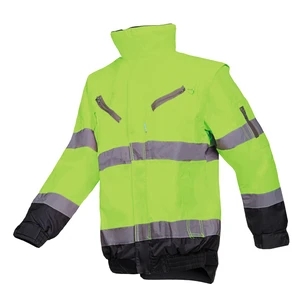 Sioen High visibility jacket Campbell 364A Fluorescent yellow/Navy blue M