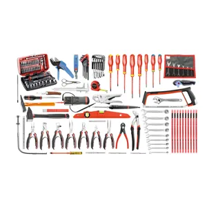 Facom Electronic Tool Set in 3-Drawer Tool Box 120-Piece