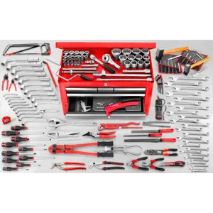 Facom Agricultural Maintenance Metric Tool Kit in Tool Chest 160-Piece