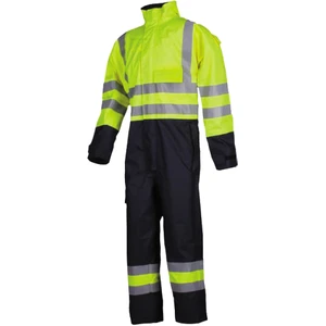 Sioen Coverall Geralton 5634 Fluorescent yellow/Navy blue M