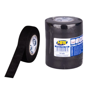 HPX Mounting tape Black 19mm x 10m 5 pieces