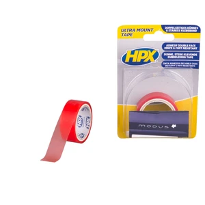 Fita dupla face HPX Transparente 19mm x 1,5m