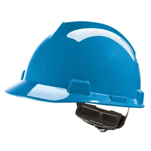 MSA Safety helmet V-Gard 4-point textile Blue