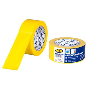 HPX Veiligheid & markering tape Geel 48mm x 33m