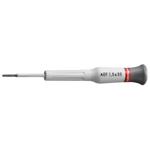 Facom Micro-Tech Slotted Precision Screwdriver 1.2mm 35mm Blade 117mm