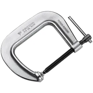 Facom Deep-Throat G-Clamp 0-150mm Galvanized Iron 133mm Jaw Height 213 x 288mm