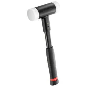 Marteau Facom à panne morte avec embout interchangeable Tête Acier Manche PVC 320mm 1.2kg