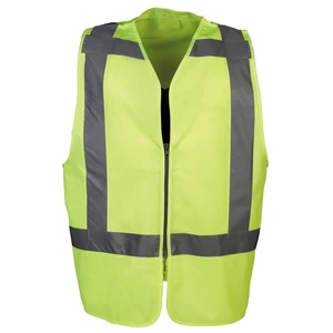 Sioen High visibility traffic vest Solaka 9052 Fluorescent yellow XL