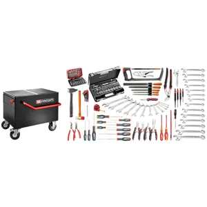 Facom Industrial Maintenance Tool Set in Roller Chest 147-Piece