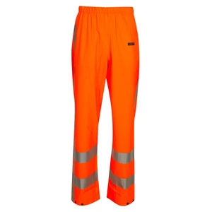 Oxxa Essential Alika 5617 Working Trousers S Polyester Fluorescent Orange Elastic at Waist