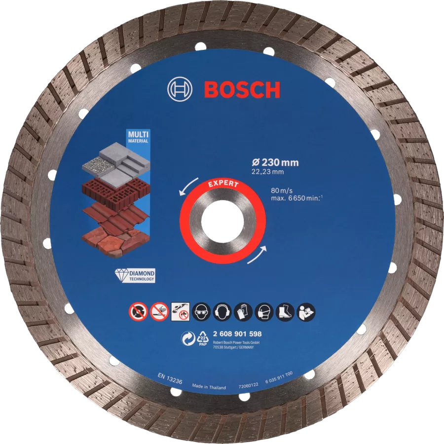 BOSCH bosc dia disc multimaterial turbo 230mm