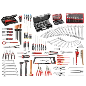 Facom Industrial Maintenance Tool Set in 4-Drawer Chest 200-Piece